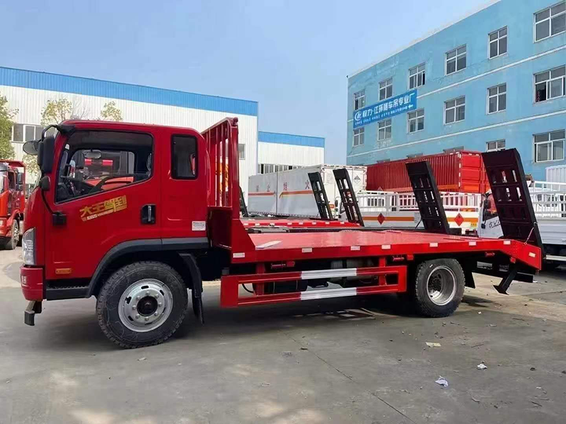 國(guó)六解放龍V單橋牌平板運(yùn)輸車